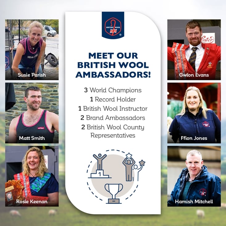 British Wool announces new ambassadors
