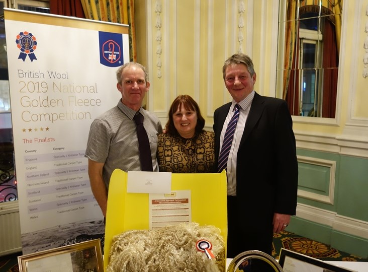 A Teeswater is British Wool’s 2019 Champion Golden Fleece