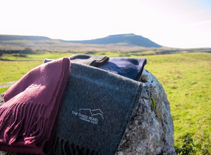 Glencroft launches Three Peaks scarf in aid of Yorkshire Dales charity